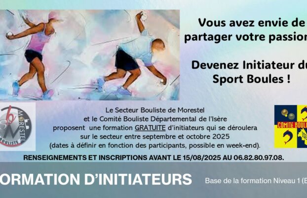 SBM – Formation d’initiateurs